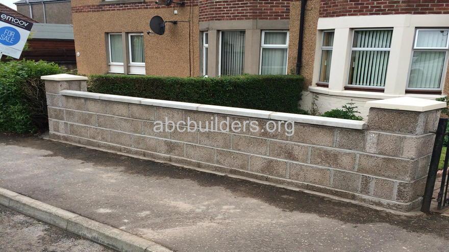 Concrete Block Wall